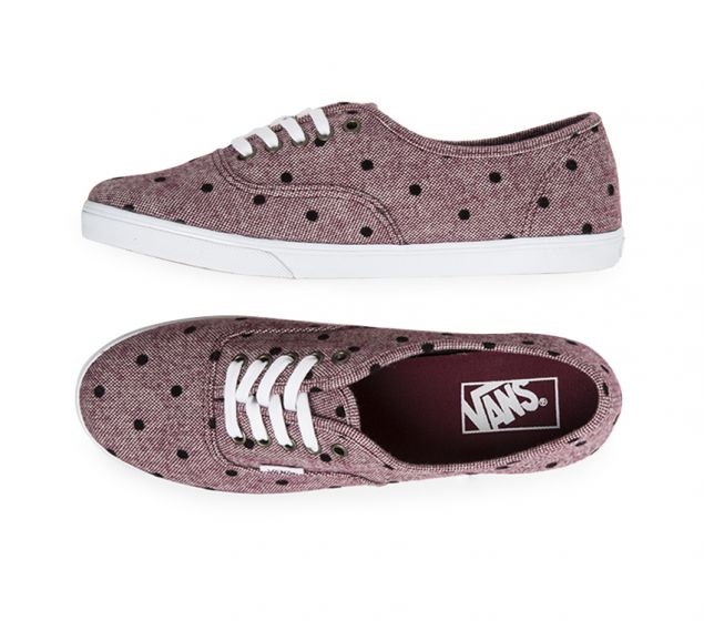 VANS |AUTHENTIC | LO PRO | BURGANDY/WHITE